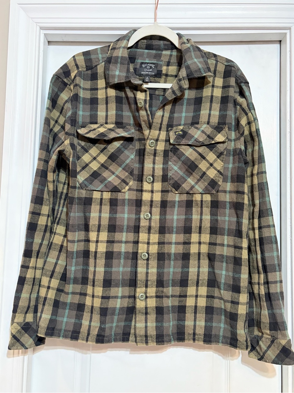 Billabong Hemp Flannel Button-Down Shirt